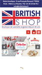 Mobile Screenshot of britishshop.fr