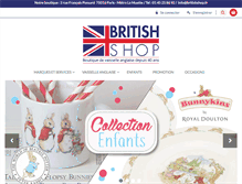 Tablet Screenshot of britishshop.fr